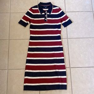 Short sleeve long Tommy Hilfiger dress, size small